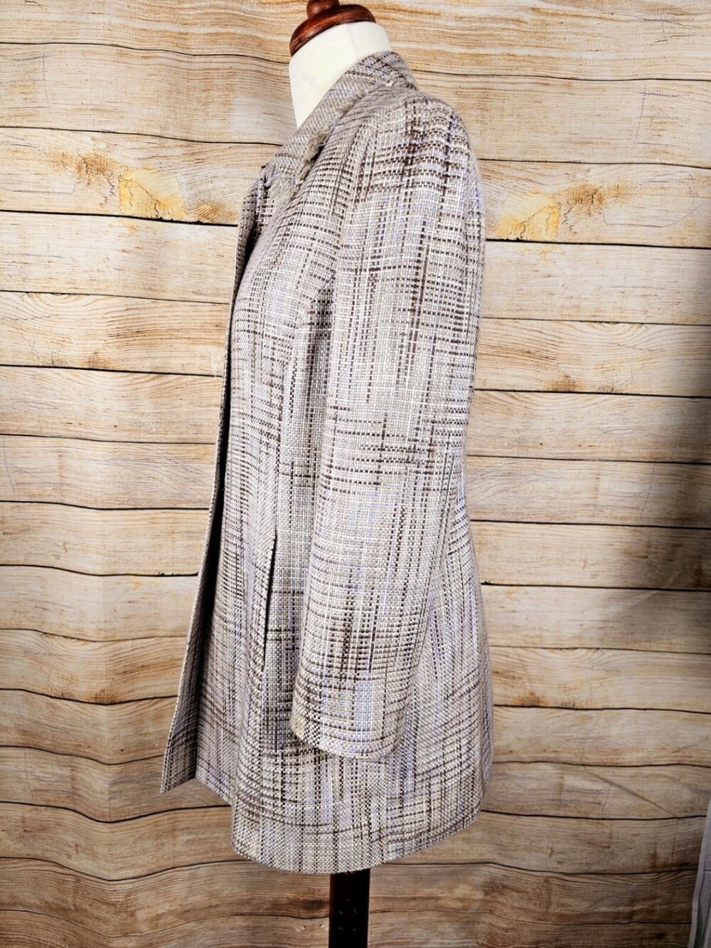A Line Suits Tweed Coat Women's Size 16 - Picture 3 of 7